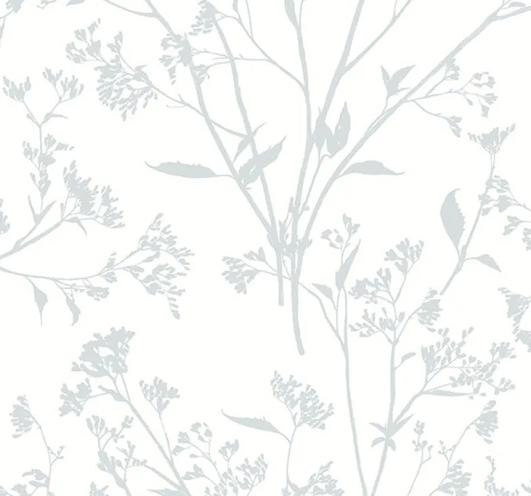 2927-80708 Southport Light Grey Delicate Branches Wallpaper