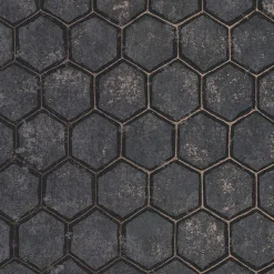 2927-00403 Starling Charcoal Honeycomb Wallpaper