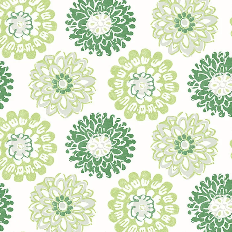 3120-13702 Sunkissed Green Floral Wallpaper