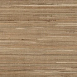 488-435 Tan Beige Natural Grasscloth Wallpaper