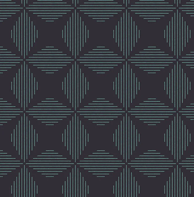 2902-25508 Telestar Navy Geometric Wallpaper