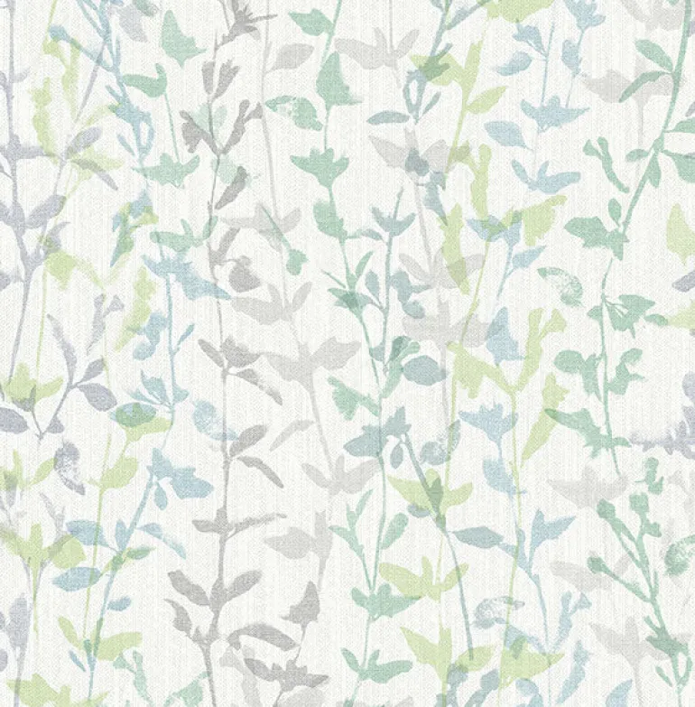 2964-25937 Thea Green Floral Trail Wallpaper