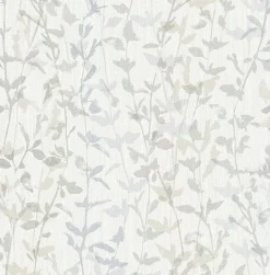 2964-25935 Thea Grey Floral Trail Wallpaper
