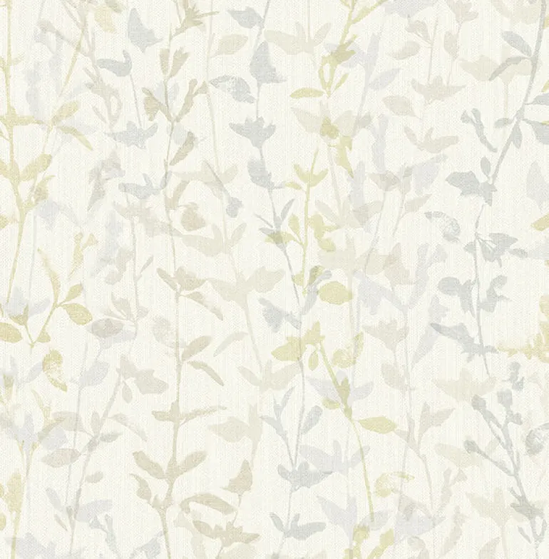 2964-25933 Thea Light Grey Floral Trail Wallpaper