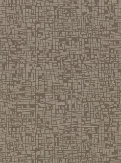 2945-1113 Tiffany Brown Abstract Geometric Wallpaper