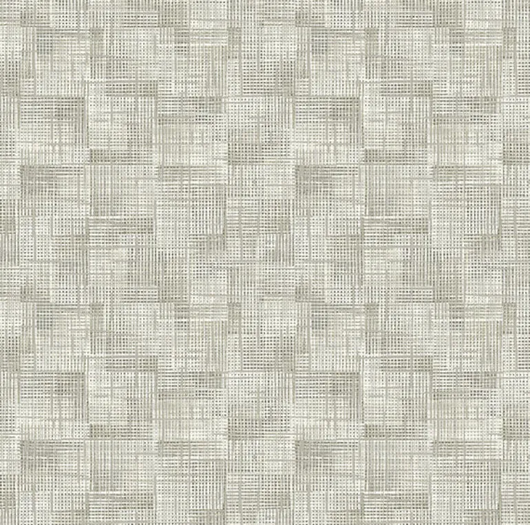 2972-86156 Ting Taupe Lattice Wallpaper