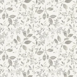 3122-11100 Tinker Grey Woodland Botanical Wallpaper