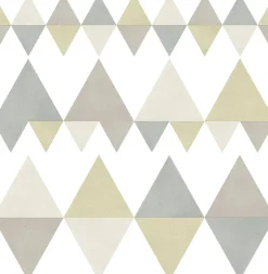 2821-25127 Trilogy Sage Geometric Wallpaper