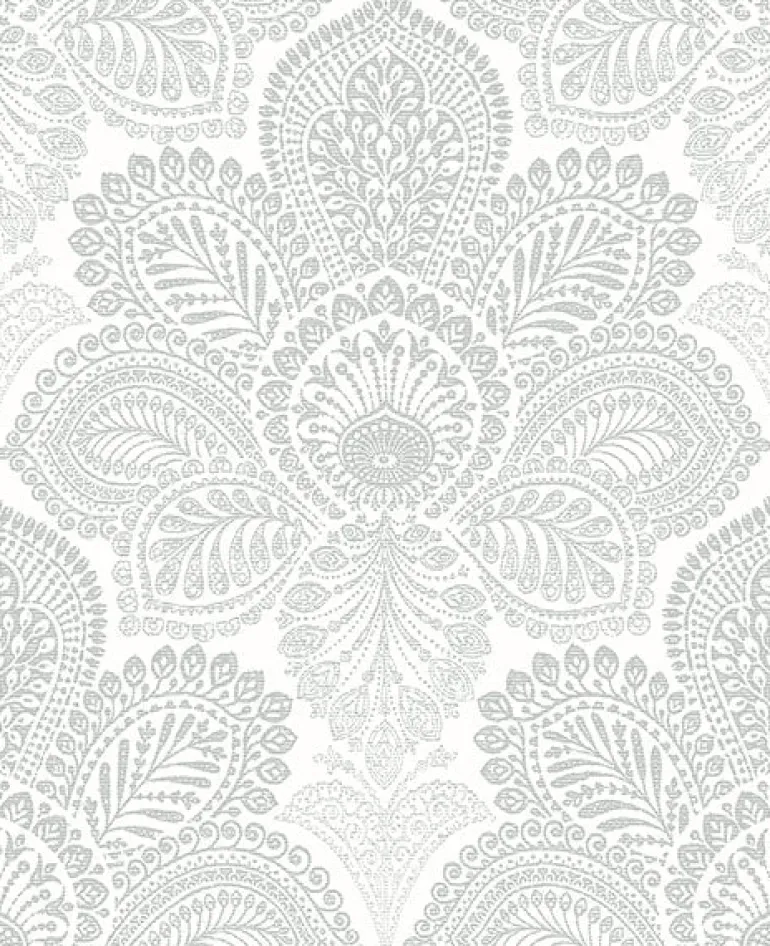 2861-25730 Triumph Off-White Medallion Wallpaper