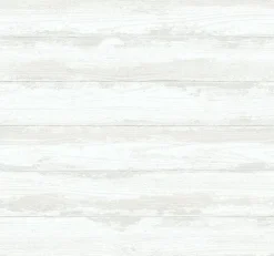 2927-81405 Truro Bone Weathered Shiplap Wallpaper