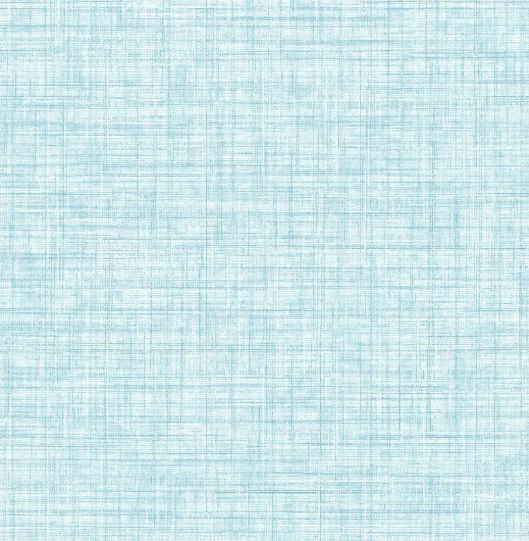 2767-24276 Tuckernuck Aqua Linen Wallpaper