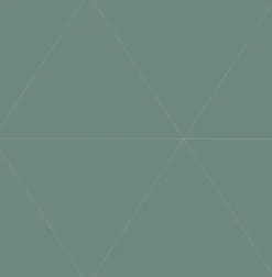 2763-24225 Twilight Green Geometric Wallpaper