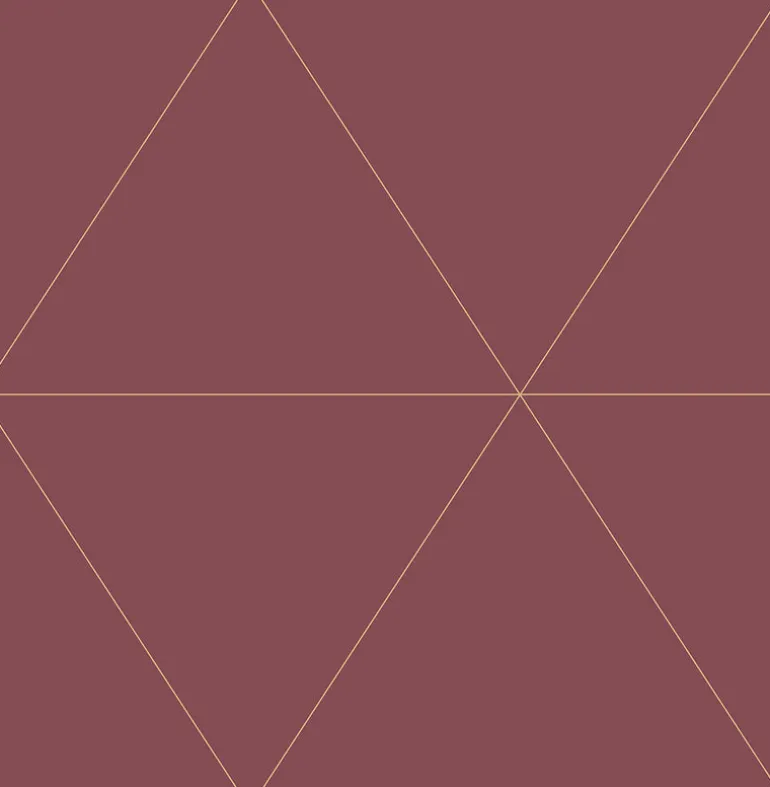 2763-24226 Twilight Red Geometric Wallpaper