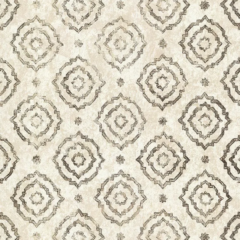4019-86463 Uma Gold Star Medallion Wallpaper