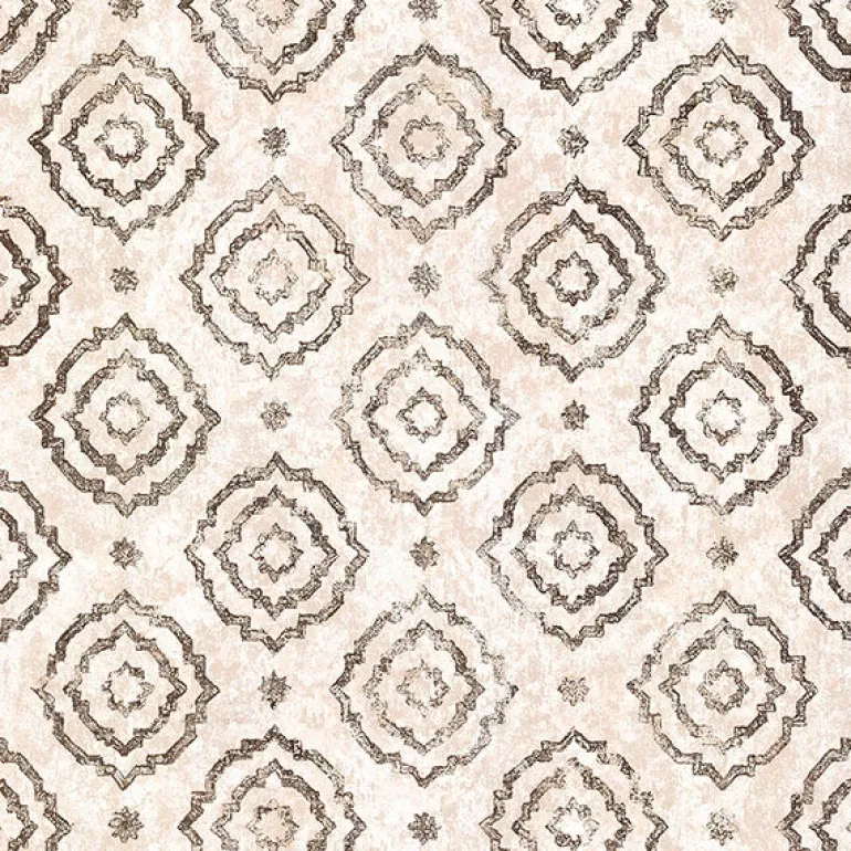 4019-86423 Uma Rose Gold Star Medallion Wallpaper