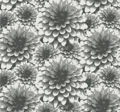 2861-87518 Umbra Charcoal Floral Wallpaper