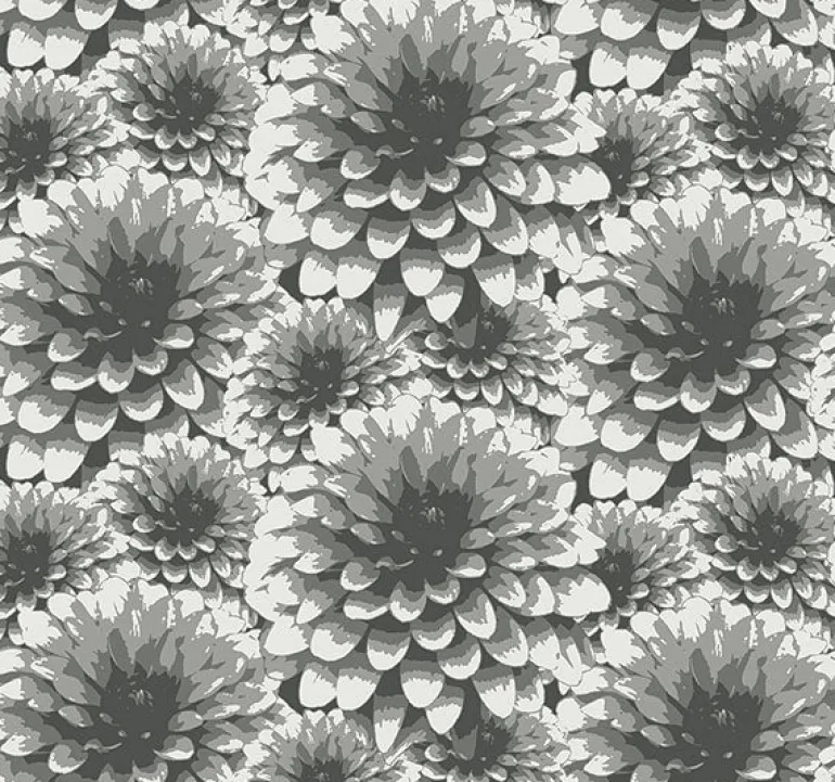 2861-87518 Umbra Charcoal Floral Wallpaper