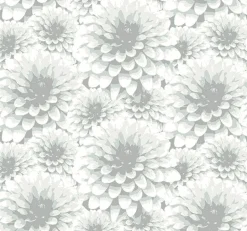 2861-87519 Umbra Light Grey Floral Wallpaper