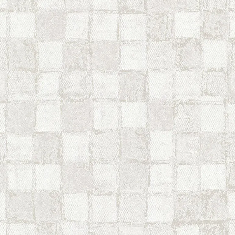4019-86419 Varak Platinum Checkerboard Wallpaper