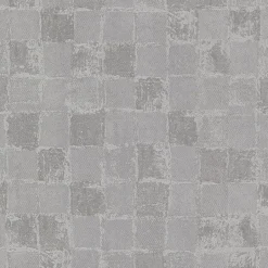 4019-86421 Varak Silver Checkerboard Wallpaper