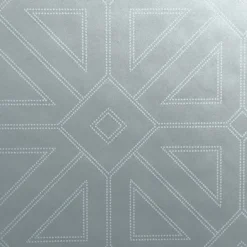2902-87334 Voltaire Silver Geometric Wallpaper