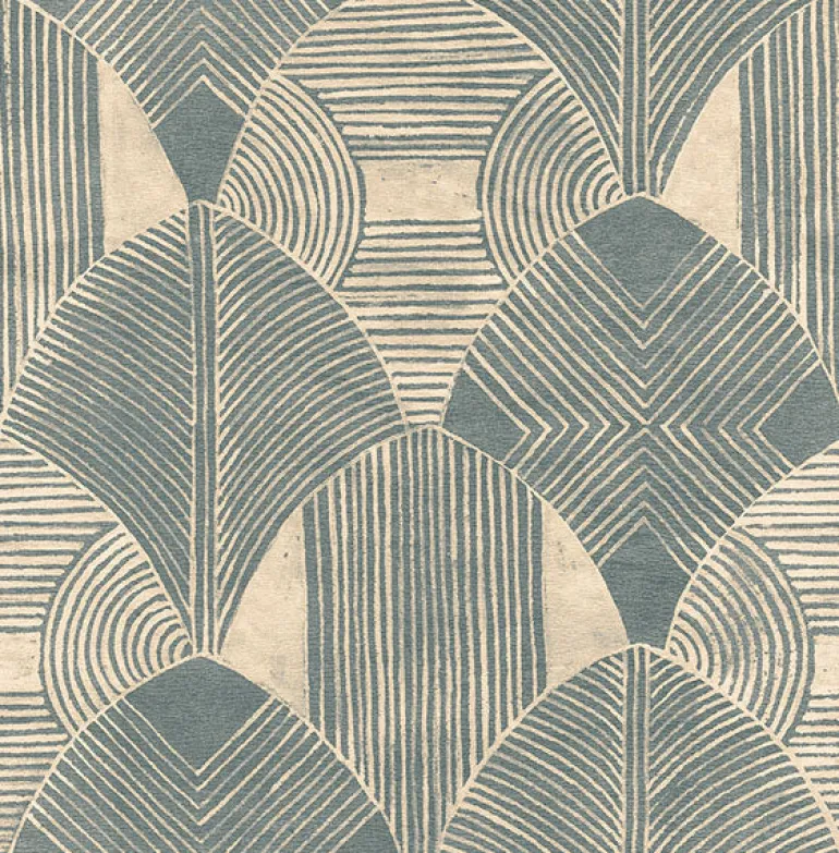 2964-25931 Westport Teal Geometric Wallpaper