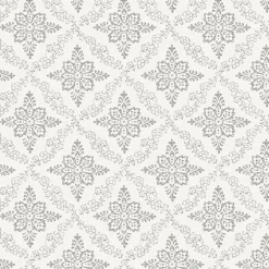 3119-13531 Wynonna Light Grey Geometric Floral Wallpaper