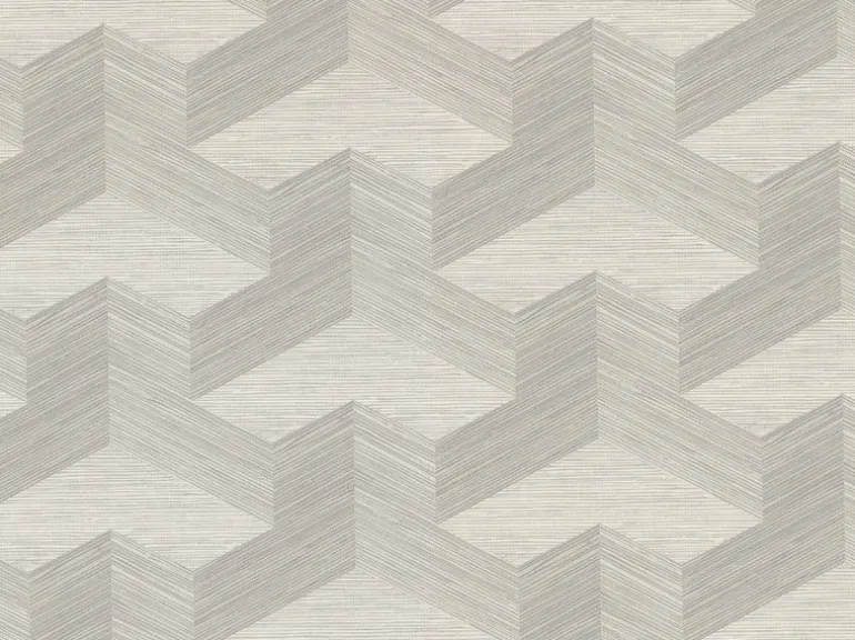 2829-82053 Y Knot Light Grey Geometric Texture Wallpaper