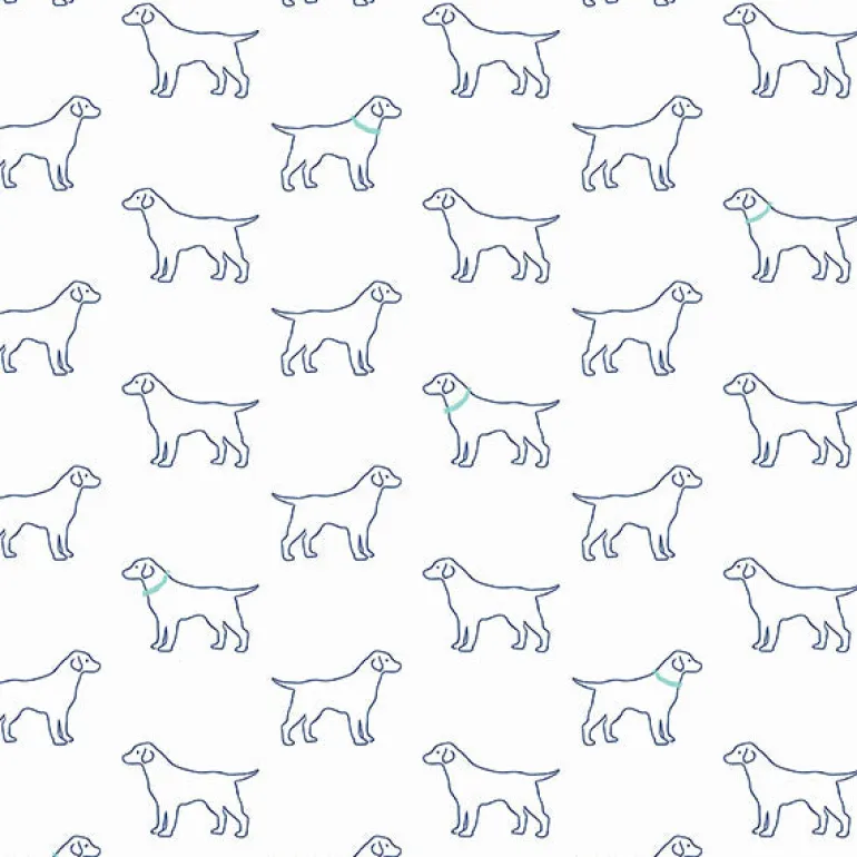 3122-10404 Yoop Off-White Dog Wallpaper