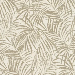 4035-832174 Yumi Gold Palm Leaf Wallpaper