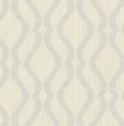 2834-25064 Yves Multicolor Ogee Wallpaper