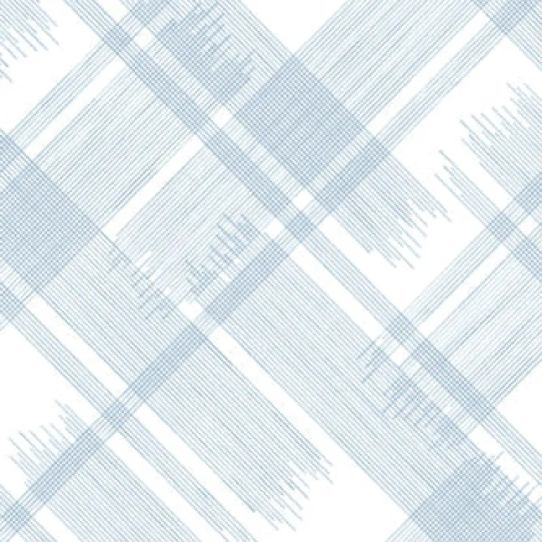 2973-90705 Zag Blue Modern Plaid Wallpaper