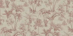 4044-38021-3 Zapata Merlot Tropical Jungle Wallpaper
