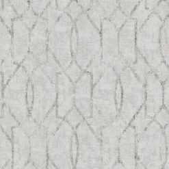 2976-86452 Ziva Platinum Metallic Trellis Wallpaper