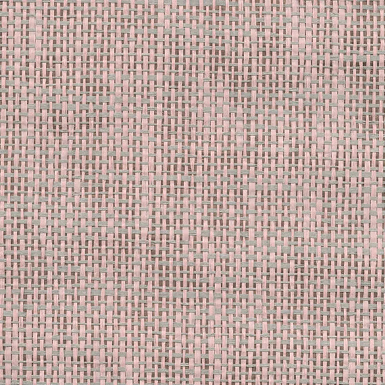 Aimee Pink Grasscloth Wallpaper