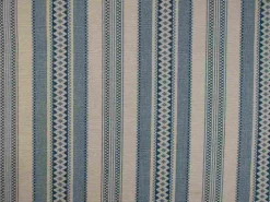 Alpine Stripe Blue Laura Kiran Fabric