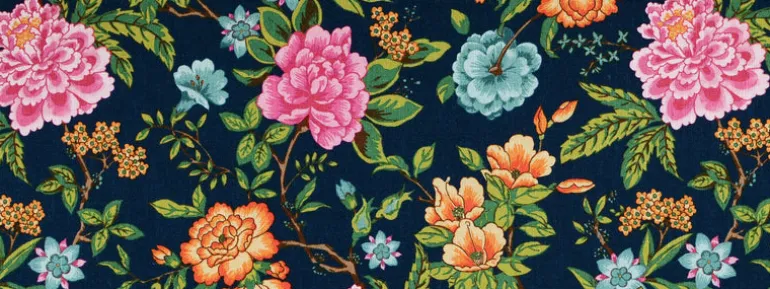 Amesbury 555 Classic Navy Covington Fabric