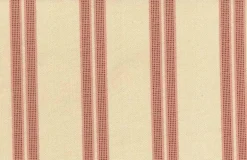 Antigua Stripe Coral Laura Kiran Fabric