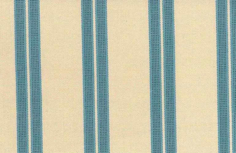 Antigua Stripe Lake Laura Kiran Fabric