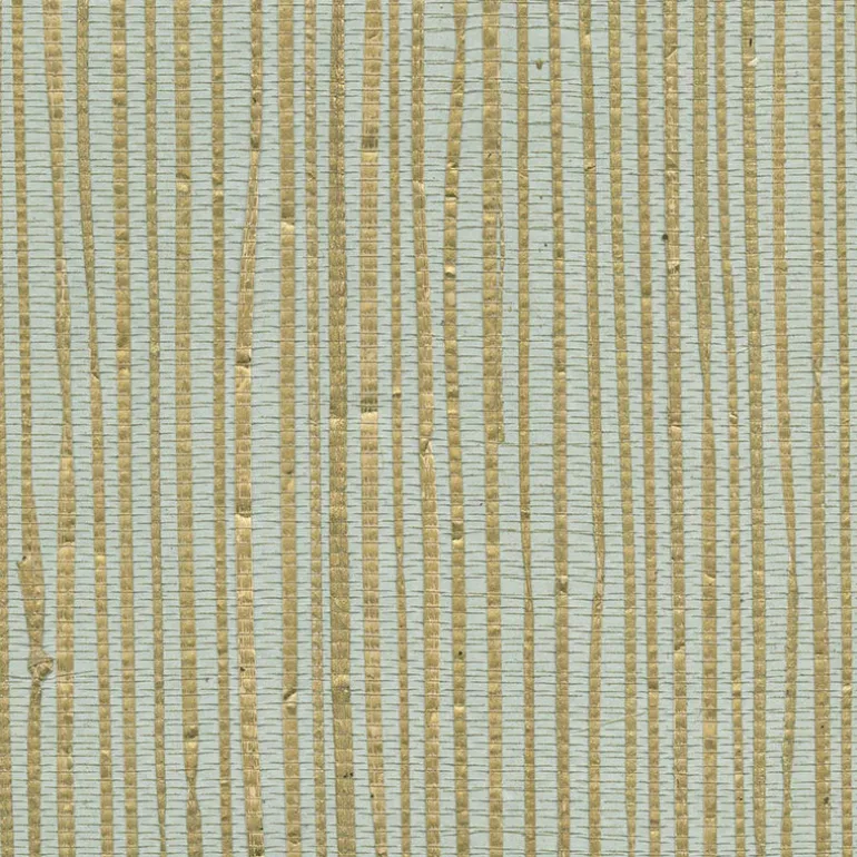 Arina Turquoise Grasscloth Wallpaper