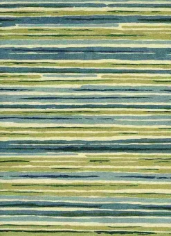 Artstripe Print Lagoon Laura Kiran Fabric