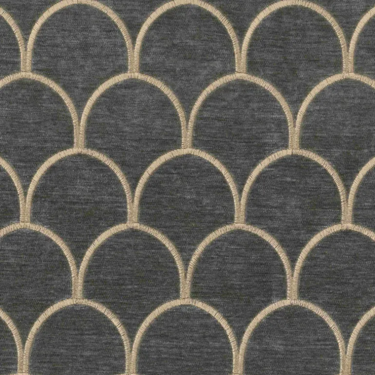 Arya Smoke Gold Regal Fabric