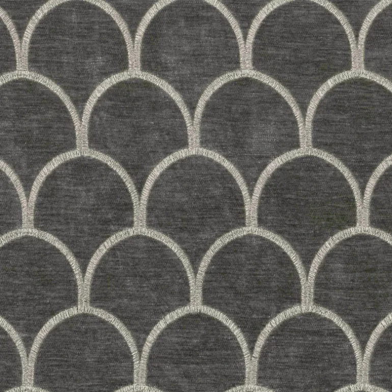 Arya Smoke Silver Regal Fabric