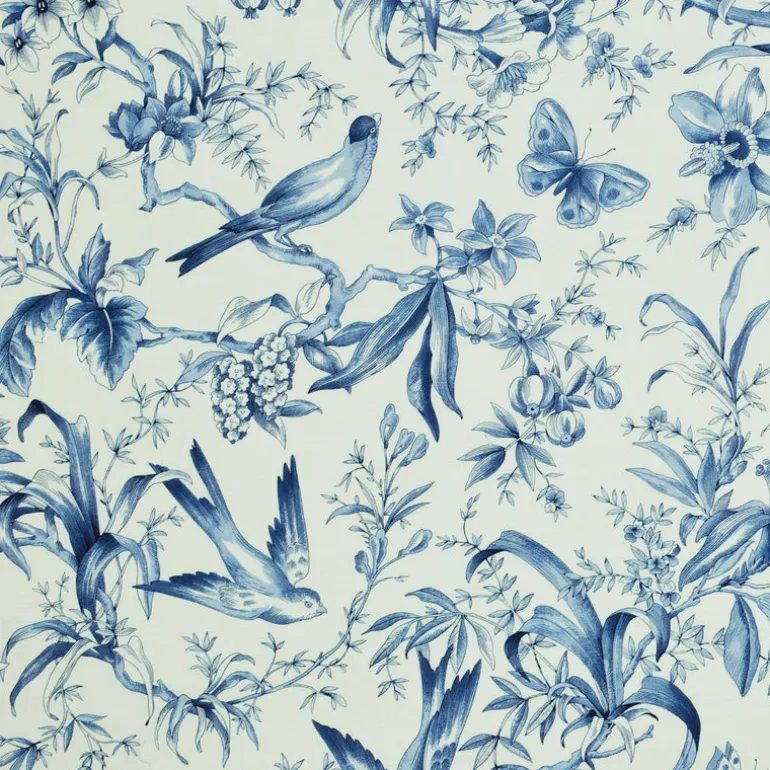 Audubon Toile Sapphire P/Kaufmann Fabric