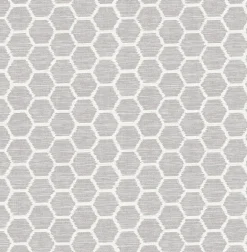 Aura Lavender Honeycomb Wallpaper