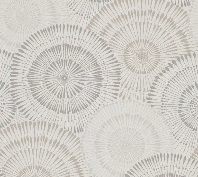 2909-AW87737 Howe Neutral Medallions Wallpaper