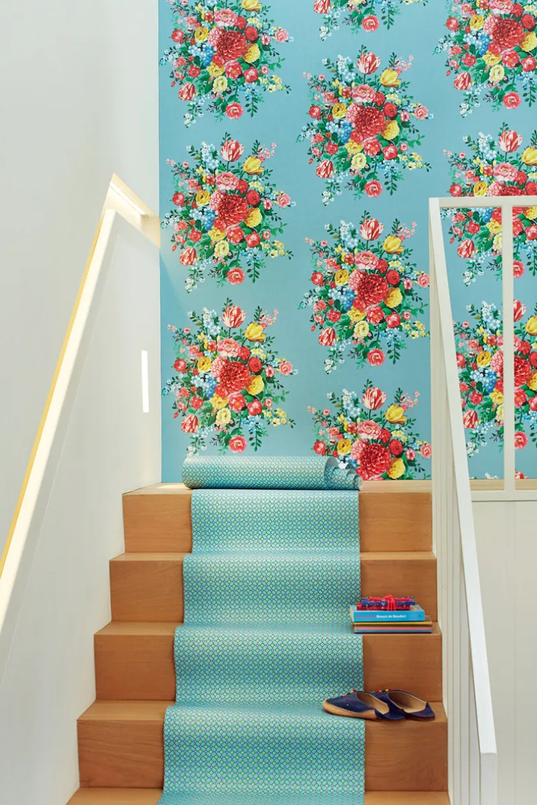 Ayaanle Ocean Dutch Painters Floral Wallpaper