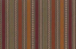 Aztec Stripe Rust Multi Laura Kiran Fabric