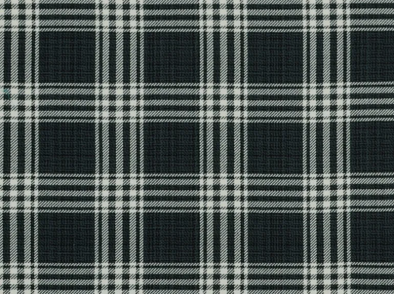 Barnegat Plaid Black Pearl Covington Fabric