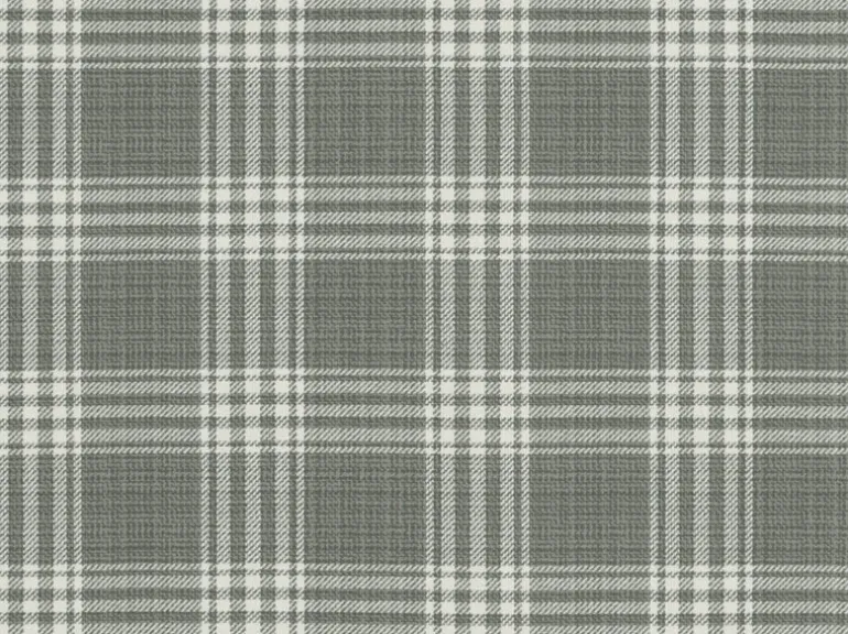 Barnegat Plaid Pearl Grey Covington Fabric